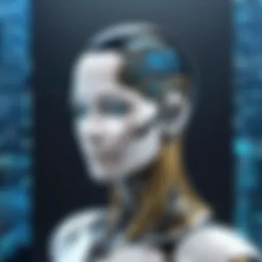 Current Applications of AI Technology An illustration depicting the current applications of AI technology