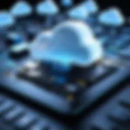 A close-up view of a cloud storage interface showcasing various features