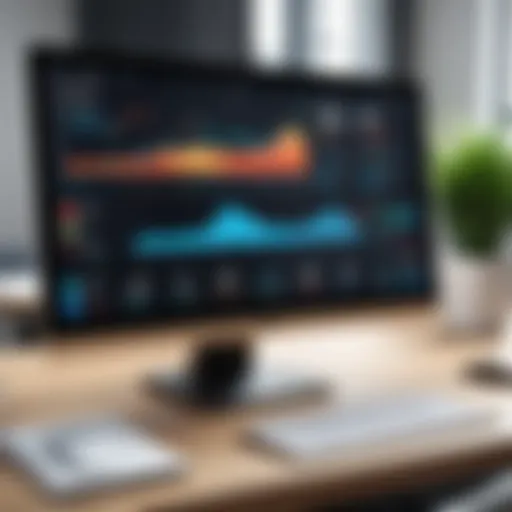 Visual representation of call tracking analytics dashboard displaying key performance indicators.