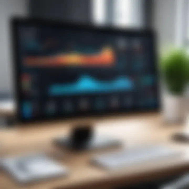 Visual representation of call tracking analytics dashboard displaying key performance indicators.