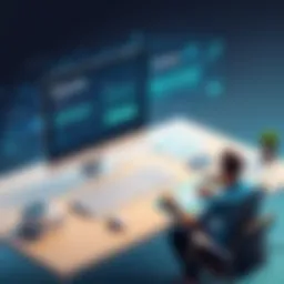 Visualization of domain name acquisition process