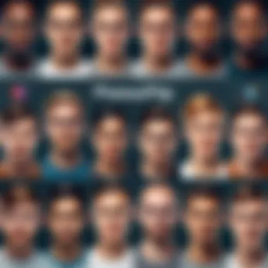 Visual representation of user types benefiting from Photoshop