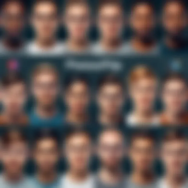 Visual representation of user types benefiting from Photoshop