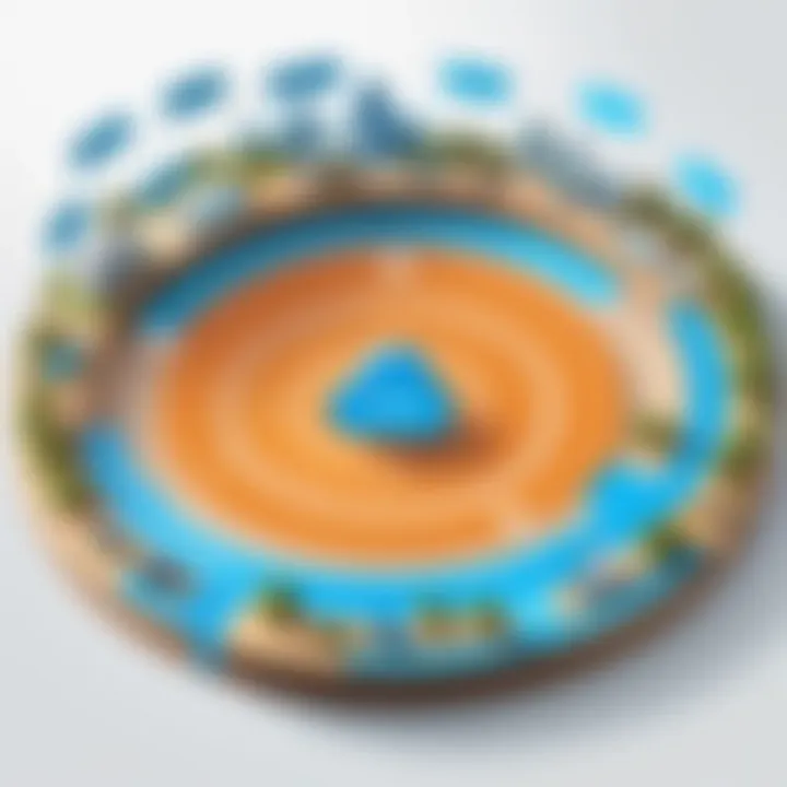 Visual representation of customer journey enhanced by Salesforce
