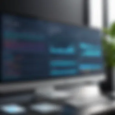 Evaluation Metrics in Coding Assessments Evaluation metrics displayed on a digital screen