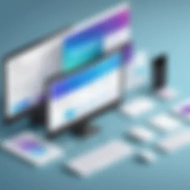 Website Personalization Techniques Conceptual diagram illustrating website personalization techniques