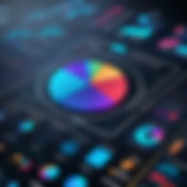 Future Trends in Data Analytics Future trends in data analytics represented through graphs and charts