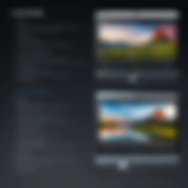 Comparison chart between different versions of Corel VideoStudio