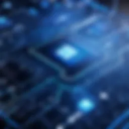 Abstract concept of digital integration